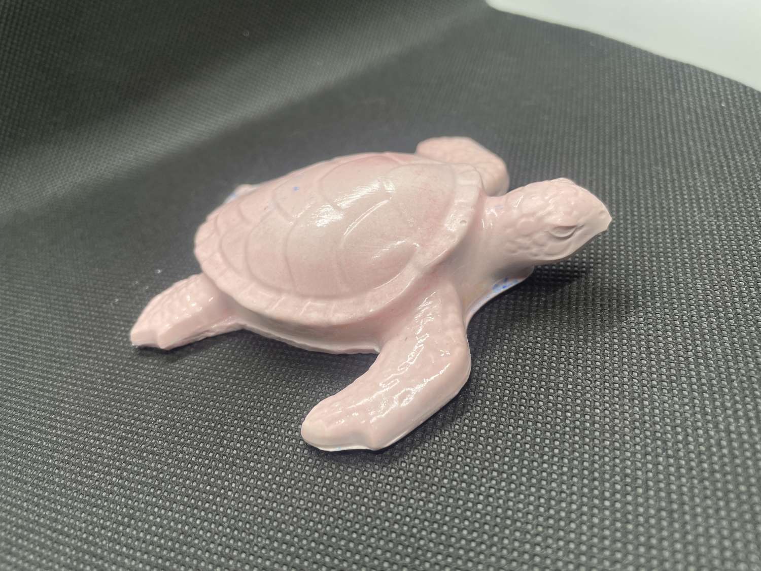 Handmade pink plaster turtle Handmade pink plaster turtle