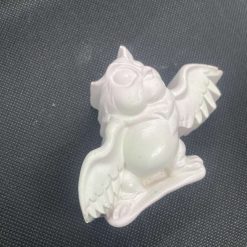 Handmade plaster owl 1 Handmade plaster owl 1