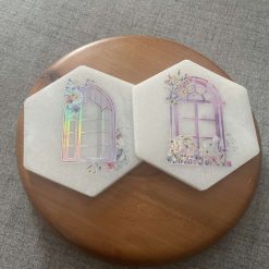 X2 resin coasters