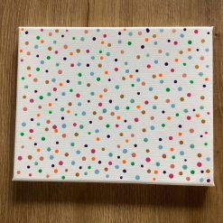 Real Abstract Art Painting on Canvas 25cm x 20cm