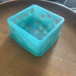 Aqua marine trinket dish