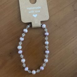 Handmade pink bracelet