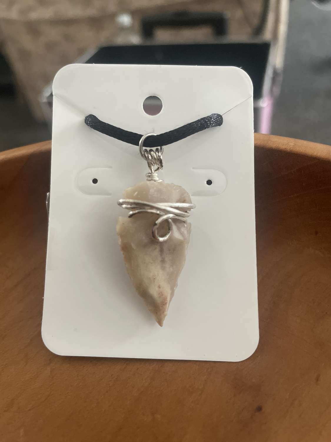 Handmade wire wrapped stone pendant necklace Handmade wire wrapped stone pendant necklace