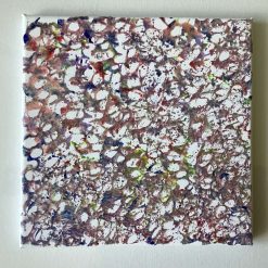 Real abstract art painting on canvas 20cm x 20cm unique