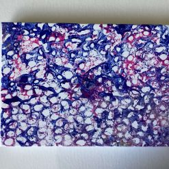 Real abstract art painting on canvas 18cm x 13cm unique