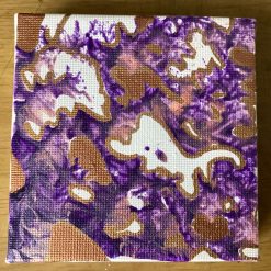 Real Abstract Art Painting on Canvas 9cm x 9cm