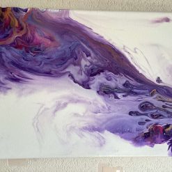 Real abstract art painting on canvas 40cm x 30cm unique