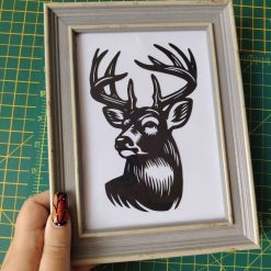 Deer Papercutting
