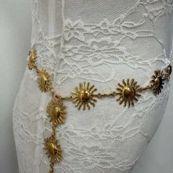 swimwear belt, sun belt, gold belt, belly belt