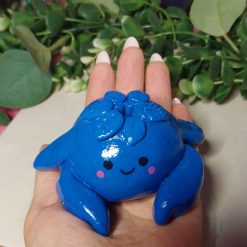 Polymer clay blueberry figurine 1