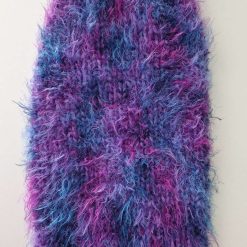 Hand Knitted Luxurious Dog Jumper,  beautiful mix of colours. Length 15"
