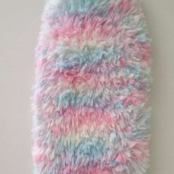 Hand Knitted Luxurious Faux Fur Dog Jumper/Coat  length 12