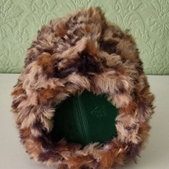 Hand Knitted Luxurious Faux Fur Dog Snood neck size 10"