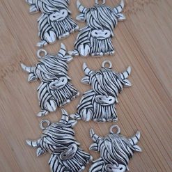 Tibetan silver craft charms.