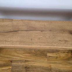 Reclaimed Solid Oak Mudroom Bench – Handmade Rustic Hallway Seat 3 Reclaimed Solid Oak Mudroom Bench – Handmade Rustic Hallway Seat 3