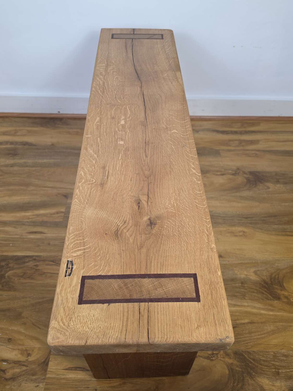 Reclaimed Solid Oak Mudroom Bench – Handmade Rustic Hallway Seat Reclaimed Solid Oak Mudroom Bench – Handmade Rustic Hallway Seat