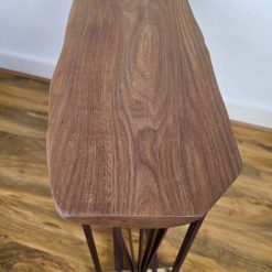 Handmade Reclaimed Hard Wood Console Table – Rustic Hallway / Entryway Table – One of a Kind 4
