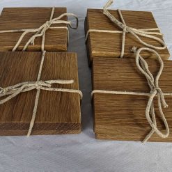Handmade Rustic Hard WoodCoasters – Set of 2 2 Handmade Rustic Hard WoodCoasters – Set of 2 2