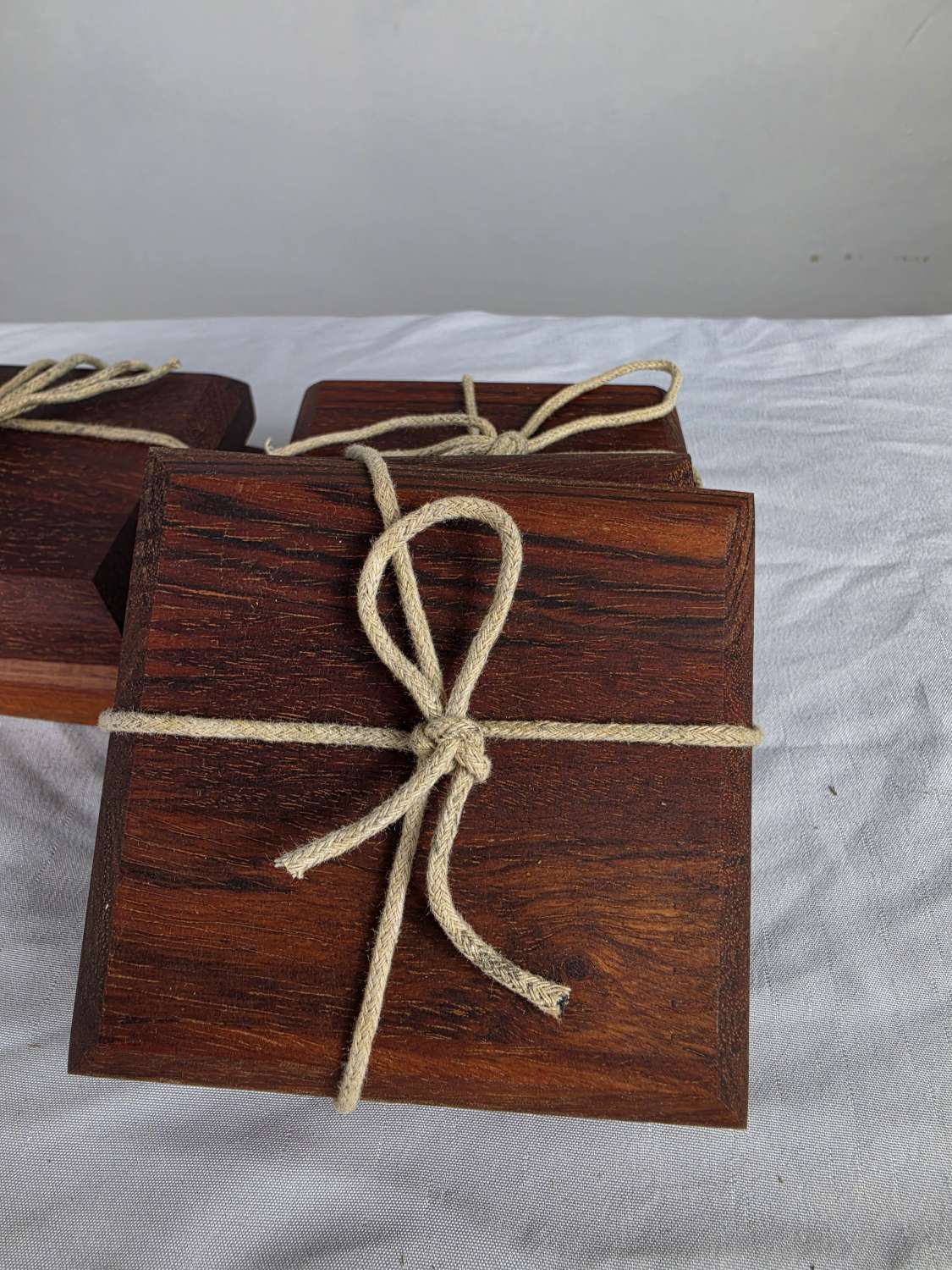 Handmade Rustic Hard WoodCoasters – Set of 2 Handmade Rustic Hard WoodCoasters – Set of 2
