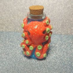 Octopus mini glass jar 1 Octopus mini glass jar 1