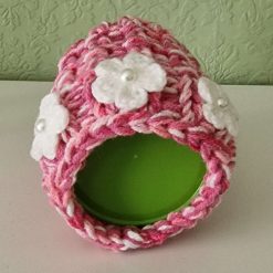 Pretty Dog Snood with cute Daisy Flowers neck size 8"
