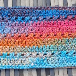 Crochet Flower Scarf