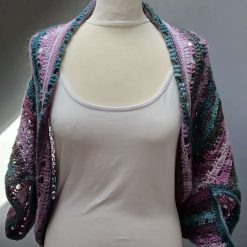 Handmade Crochet Angora-style Shrug Size 10,12 2 Handmade Crochet Angora-style Shrug Size 10,12 2