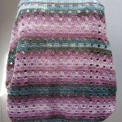 Handmade Crochet Angora-style Shrug Size 10,12