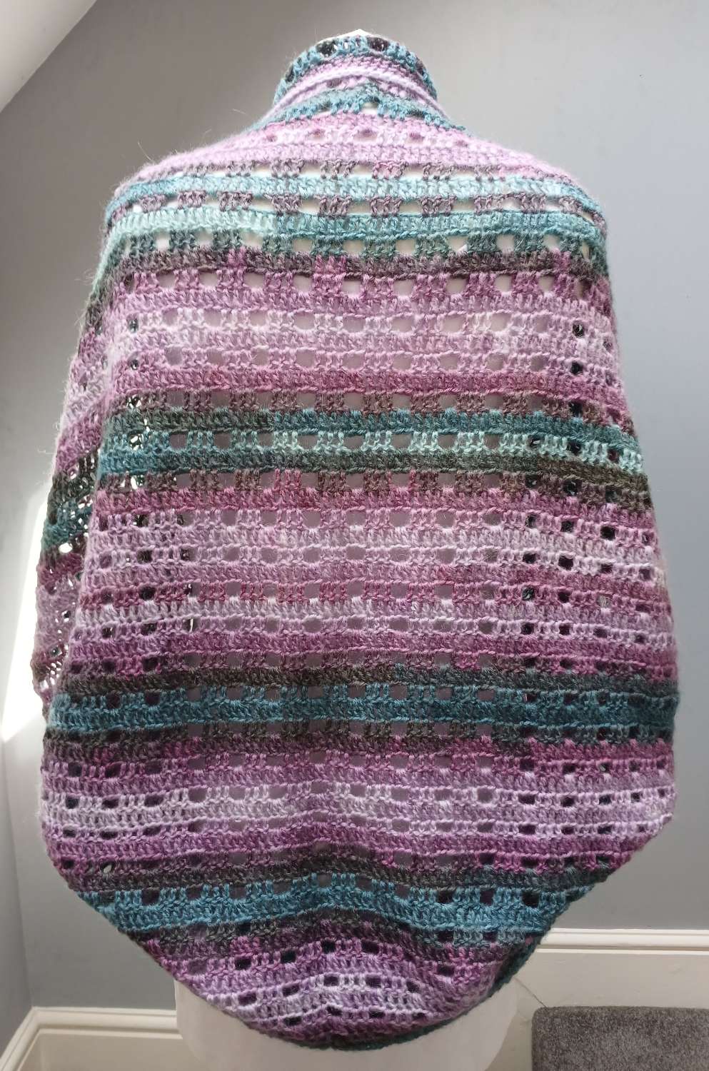 Handmade Crochet Angora-style Shrug Size 10,12 Handmade Crochet Angora-style Shrug Size 10,12