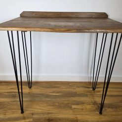 Handmade Rustic Wooden Breakfast Bar Table | Solid Wood Console Table | Hairpin Legs | Industrial Kitchen Table | Handmade in Wales 1