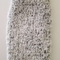 Hand Knitted Luxurious Faux Fur Dog Jumper Length 18"
