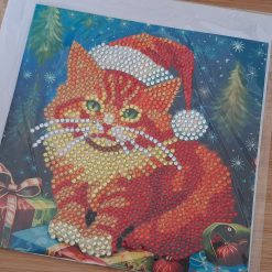Completed Diamond Art greeting card
