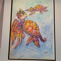 Reef Pearl Turtles - original painting 3 Reef Pearl Turtles - original painting 3