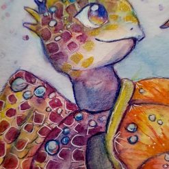 Reef Pearl Turtles - original painting