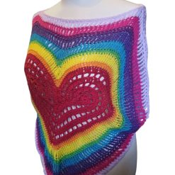 Rainbow heart top 1