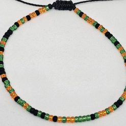 halloween adjustable beaded bracelet