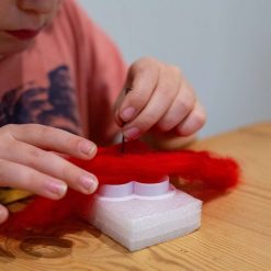Needle Felting Hearts - Set of 4 6