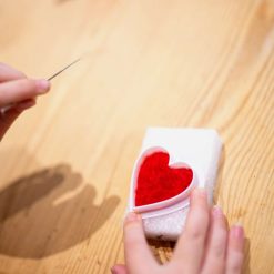 Needle Felting Hearts - Set of 4 9