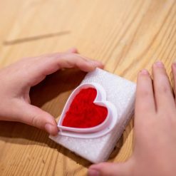 Needle Felting Hearts - Set of 4 10