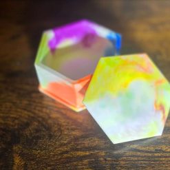 Handmade Marbelux Trinket Pot – Bright Colours