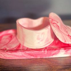Handmade Marbelux Tray & Pot