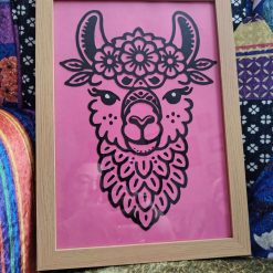 Alpaca Papercutting