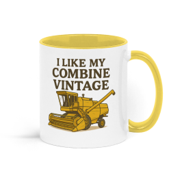 Combine Coffee Mug - Yellow and White 1 Combine Coffee Mug - Yellow and White 1