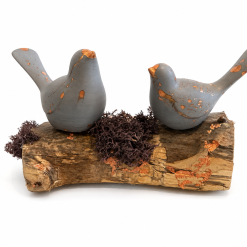 Bird Sculpture, Copper-Leafed Jesmonite on Driftwood, One of a Kind — Dew & Heather 6 Bird Sculpture, Copper-Leafed Jesmonite on Driftwood, One of a Kind — Dew & Heather 6