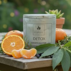 Detox Well-Being Scented Concrete Candle 10oz