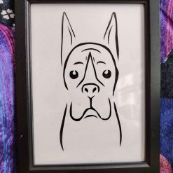 Dog Papercutting