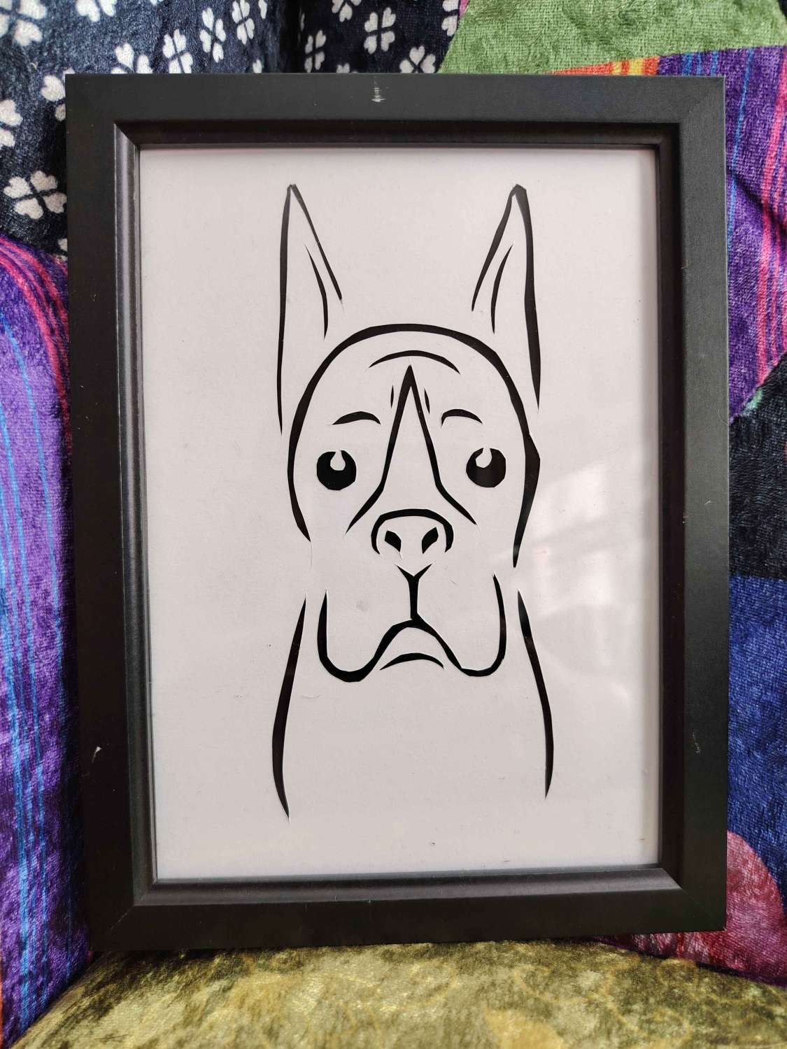 Dog Papercutting Dog Papercutting