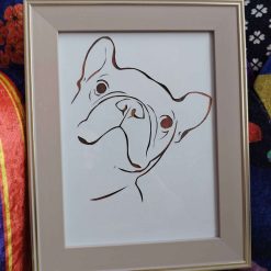 Dog Papercutting