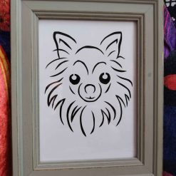 Dog Papercutting