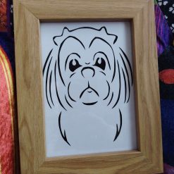 Dog Papercutting